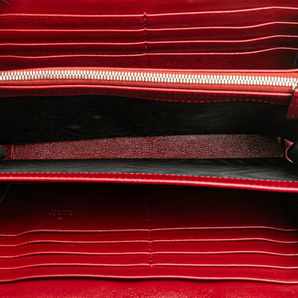 Gucci GG Dionysus Chain Shoulder Bag/Wallet Bag 401231 in Black and Red Tweed... - Picture 4 of 9